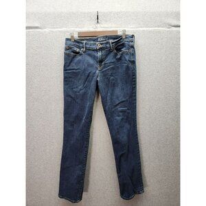 Lucky Brand Womens 1030 R Sweet Straight Leg Mid-Rise Denim Jeans Size 10